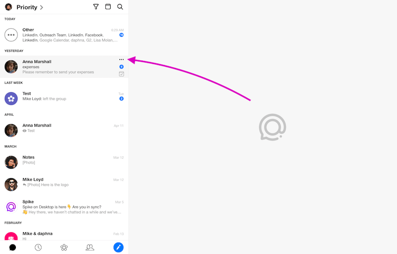Block spam desktop