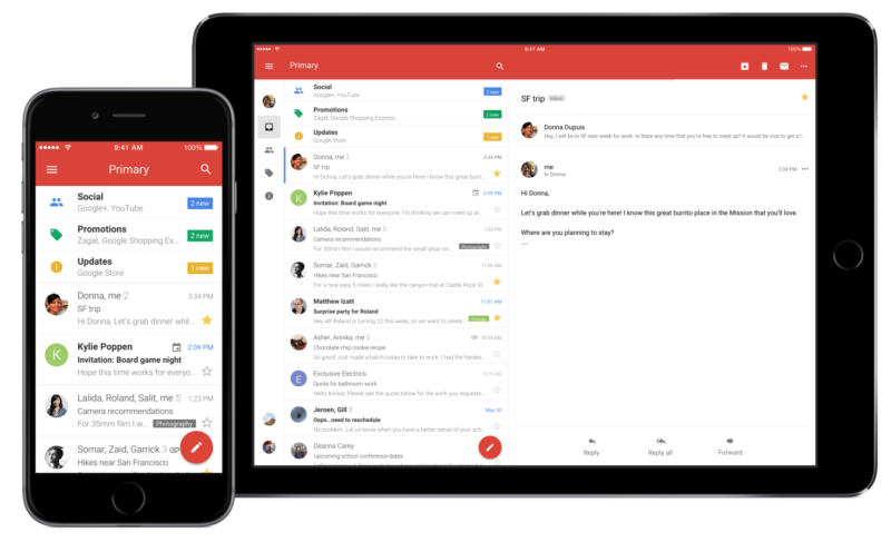 email app on iphone
