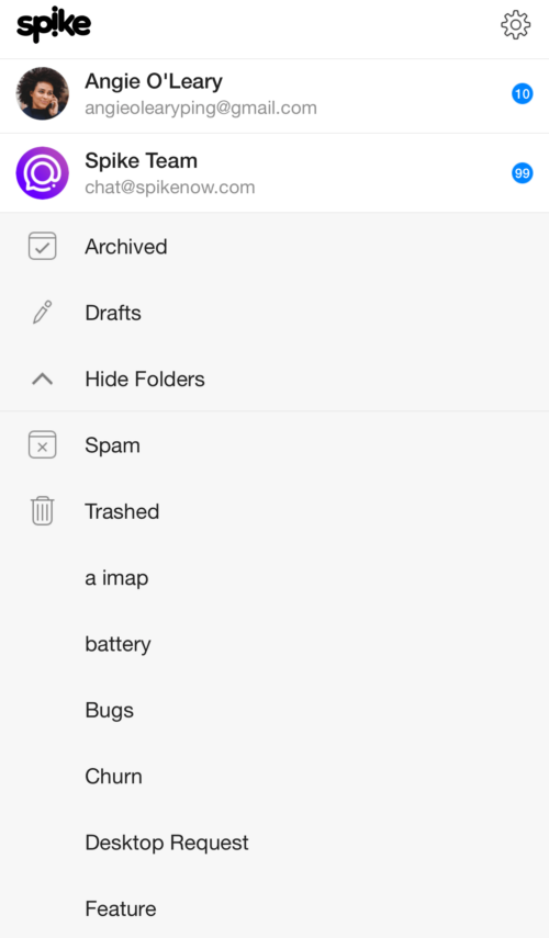 Spike email