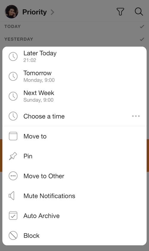 Spike email app