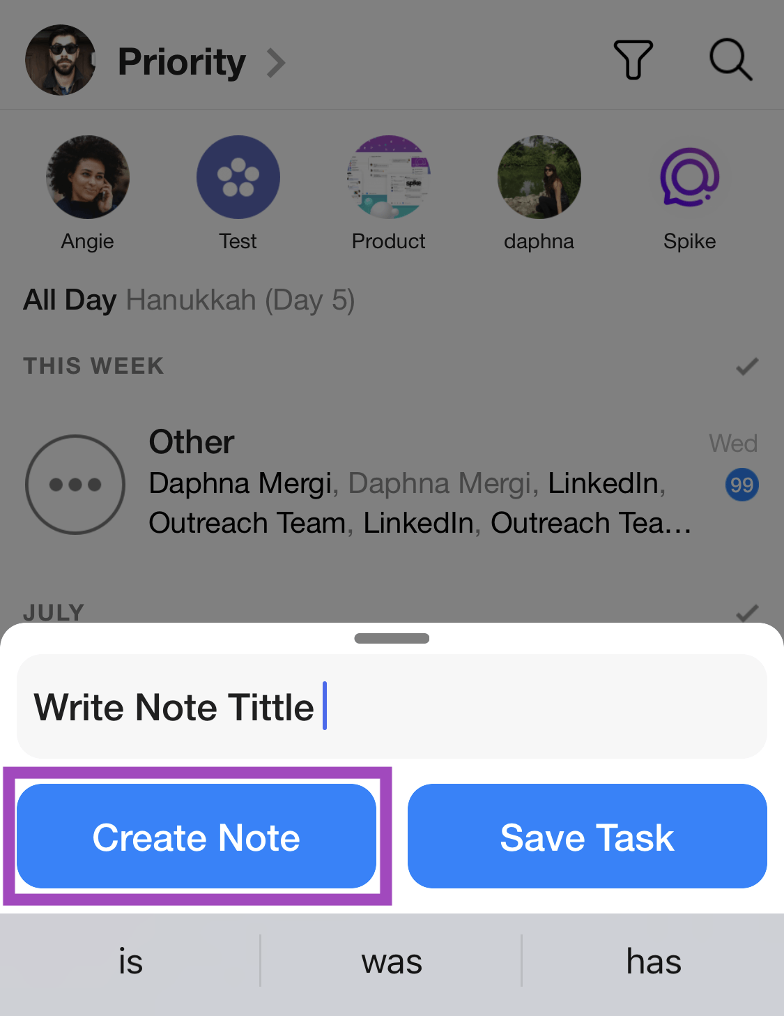Spike notes