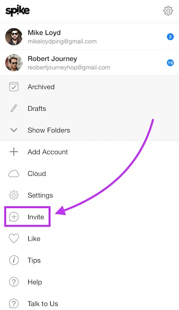 Spike email