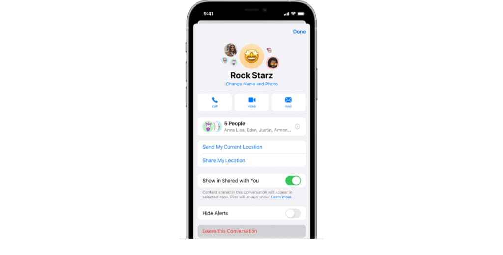 How to leave group chat on iPhone Spike