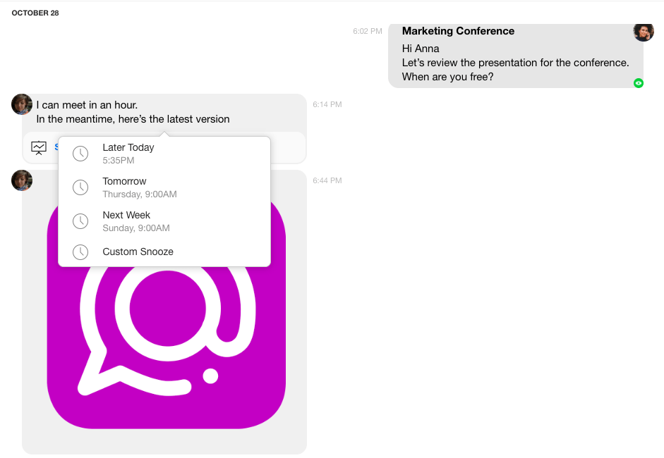Spike email app