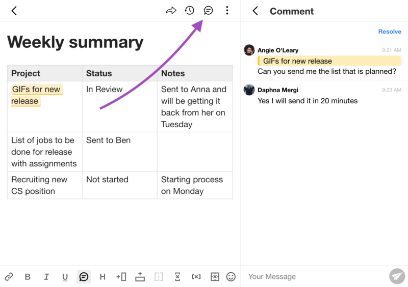 Spike notes