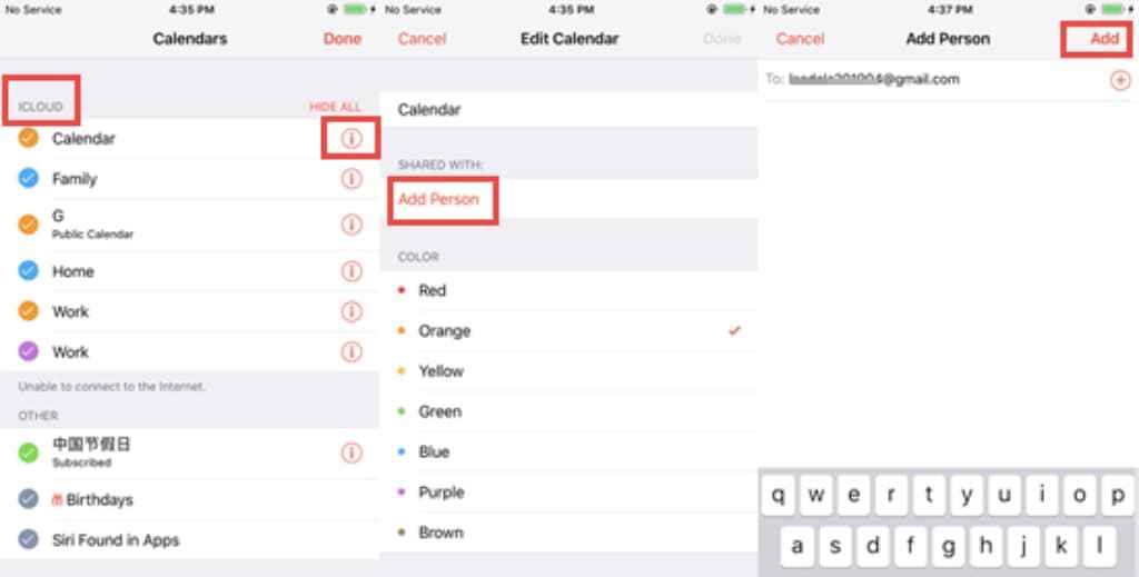 Share Calendars on iPhone stepbystep guide Spike