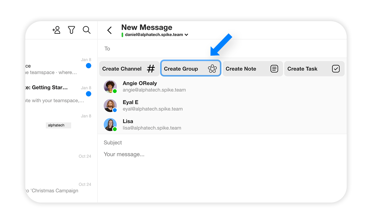 create group desktop