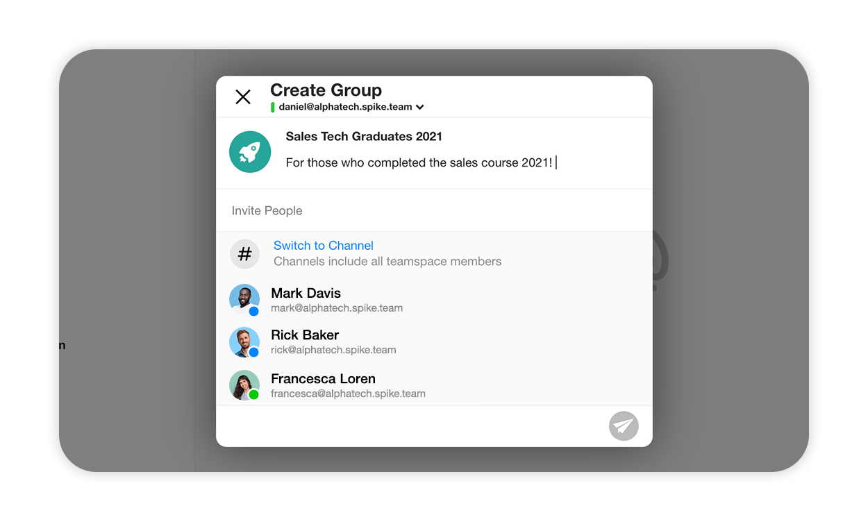 create group