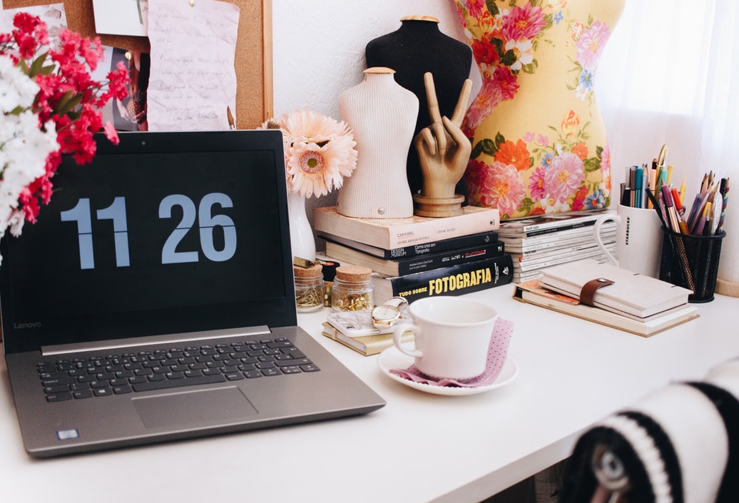 artistic workspace to increase productivity